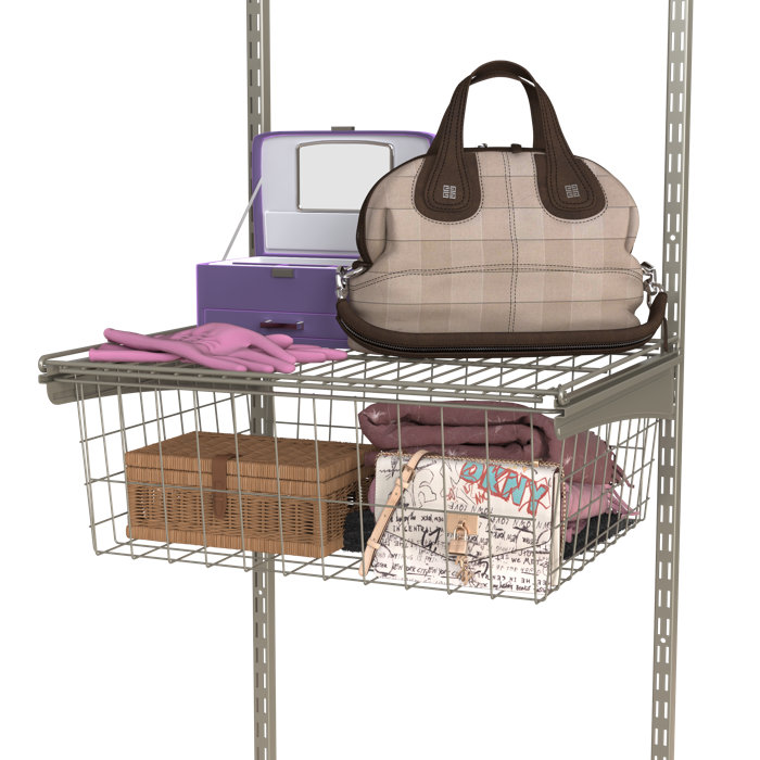 ClosetMaid ShelfTrack Wire Basket AddOn Drawer Wayfair